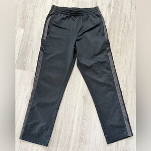 939: Tek Gear Black Joggers with Gray Accents - Small